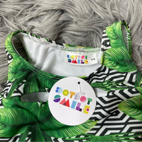 Dot dot smile leaf one piece | NWT | - Picture 3 of 6